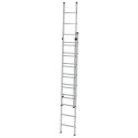 2 SECTION ALUMINUM INDUSTRIAL LADDER - SLIDING TYPE
