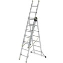 3 SECTION ALUMINUM INDUSTRIAL LADDER - A TYPE