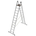 ALUMINUM A TYPE LADDER WITH PLATFORM