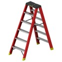 FIBER GLASS DOUBLE SIDE LADDER