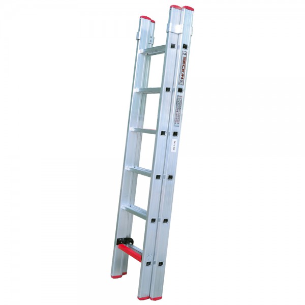 2 SECTION ALUMINUM INDUSTRIAL LADDER - SLIDING TYPE