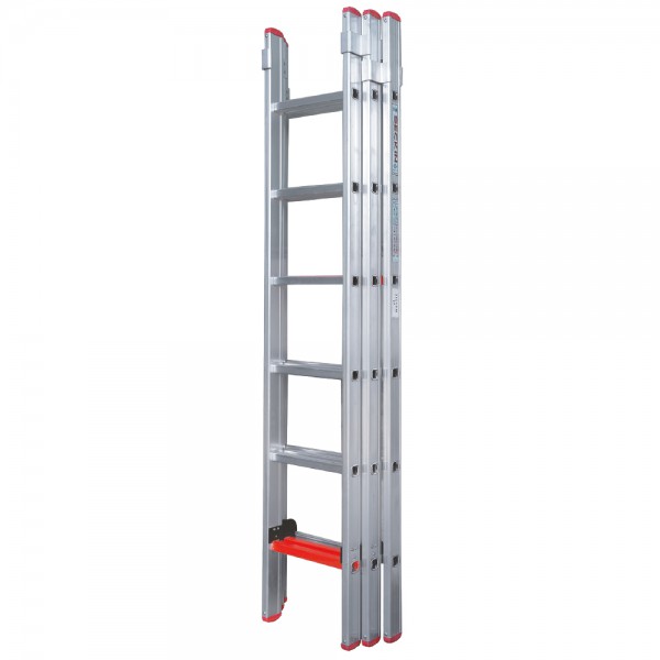 3 SECTION ALUMINUM INDUSTRIAL LADDER - SLIDING TYPE