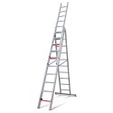 3 SECTION ALUMINUM INDUSTRIAL LADDER - A TYPE