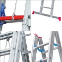 4 SECTION ALUMINUM INDUSTRIAL LADDER SLIDING A TYPE - PREMIUM