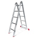 ALUMINUM DOUBLE SIDE LADDER WITH HINGE