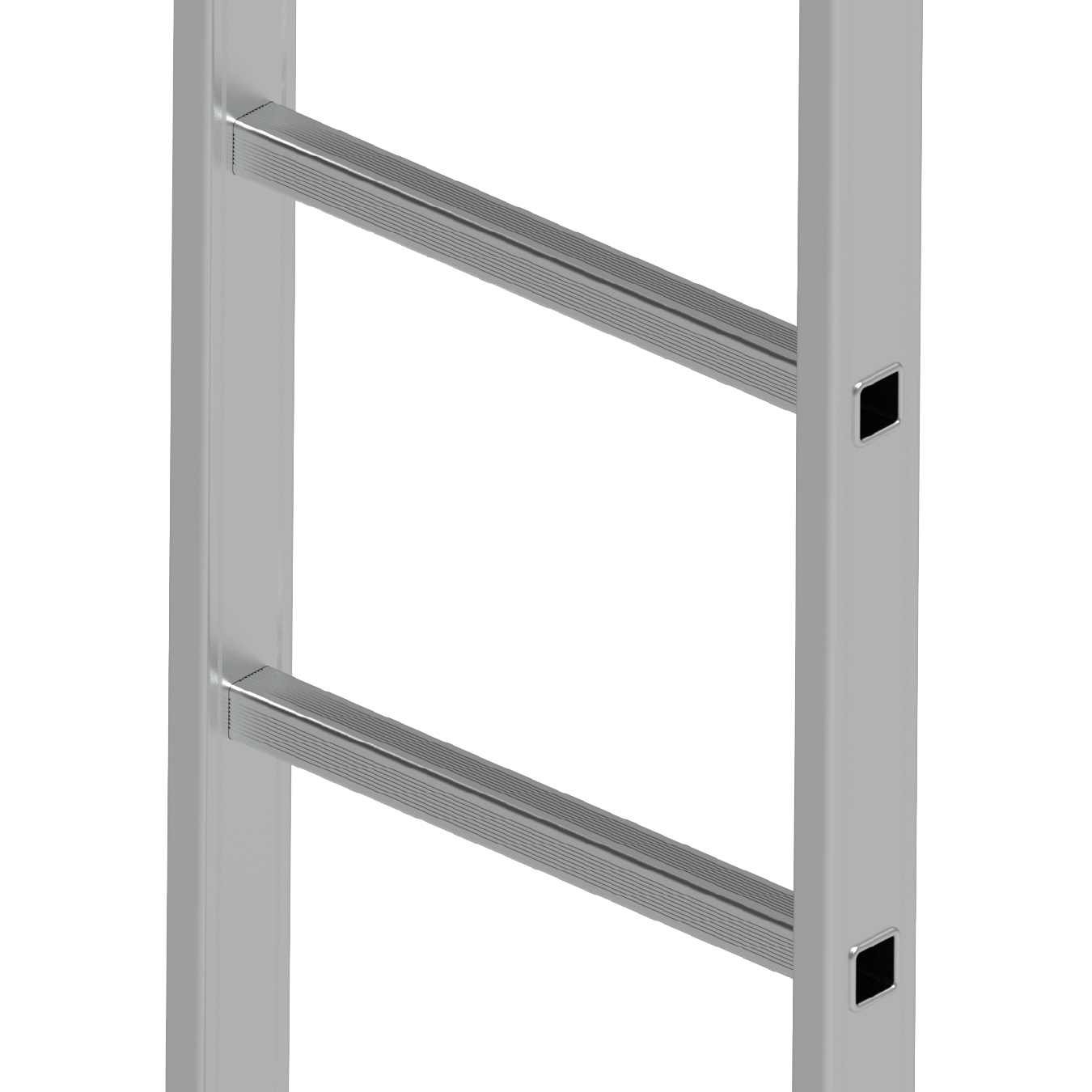 SINGLE SECTION ALUMINUM INDUSTRIAL LADDER gallery image 2