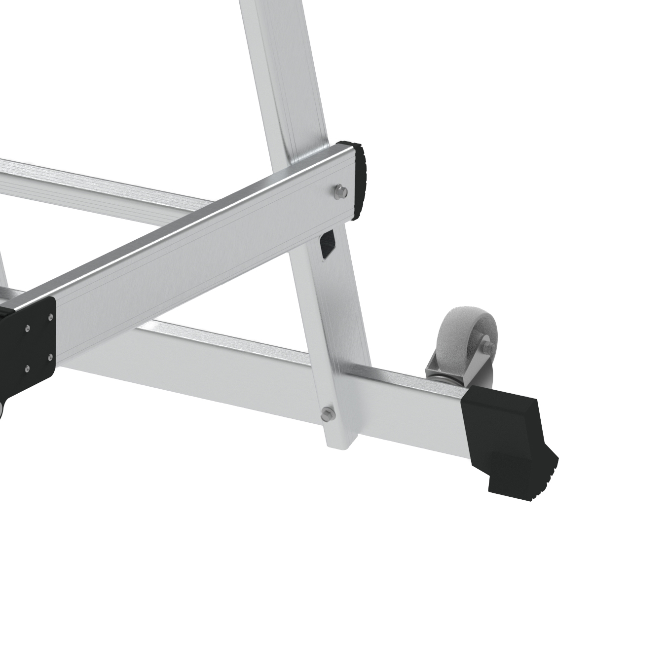 TEKERLİ KATLANABİLİR PLATFORM MERDİVEN galeri görseli 3