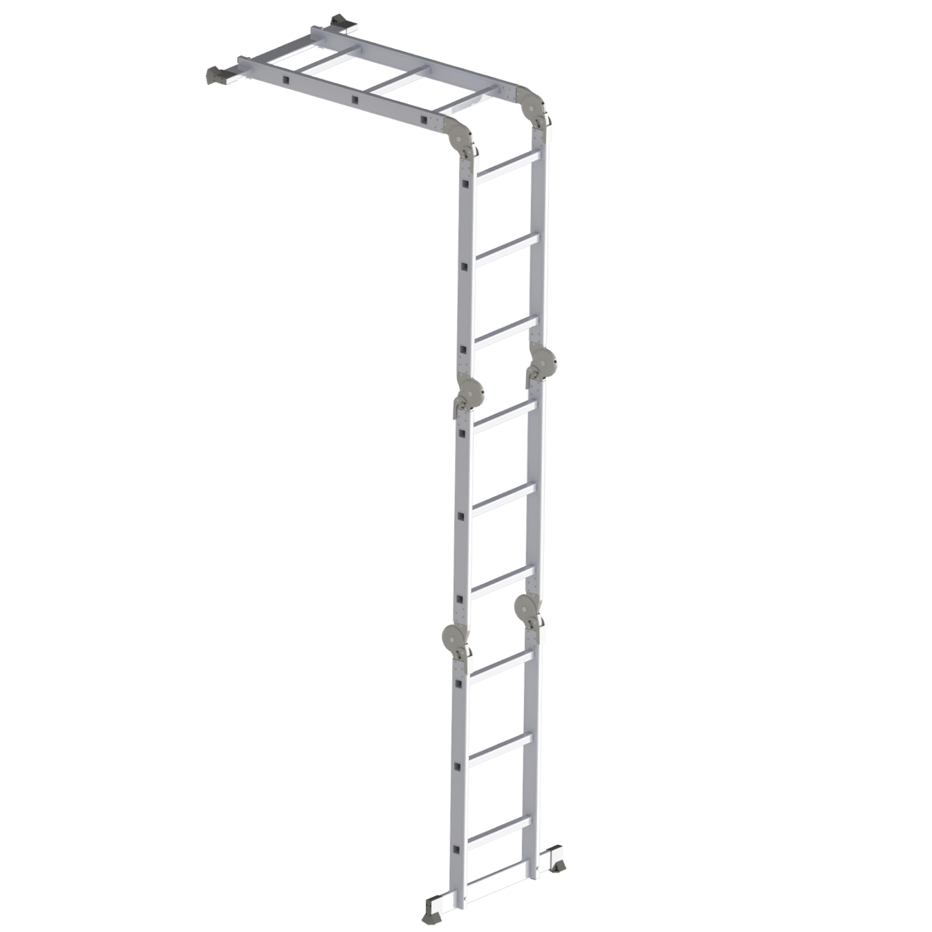 MULTI-PURPOSE ALUMINUM LADDER gallery image 4