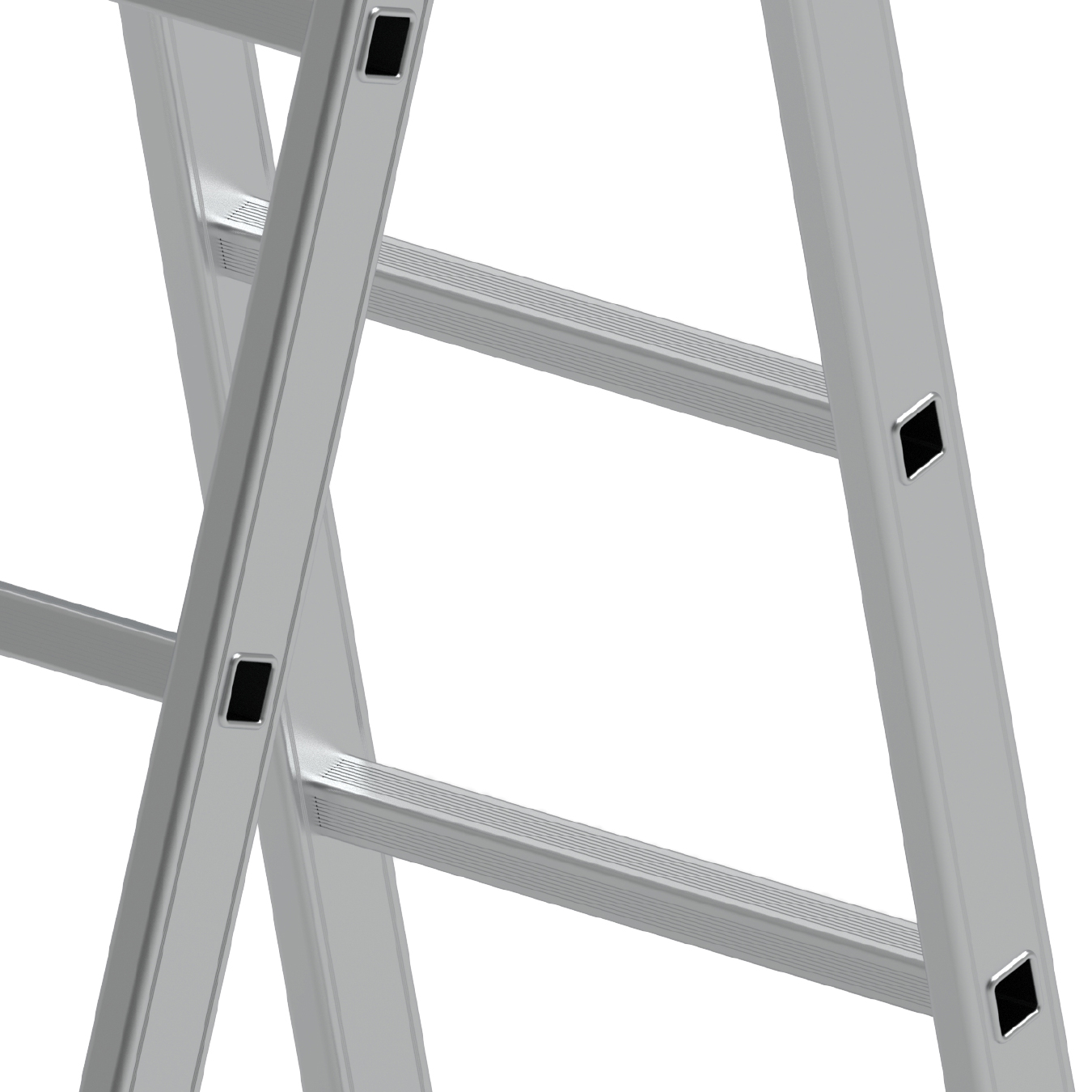 ALUMINUM DOUBLE SIDE LADDER WITH HINGE gallery image 5