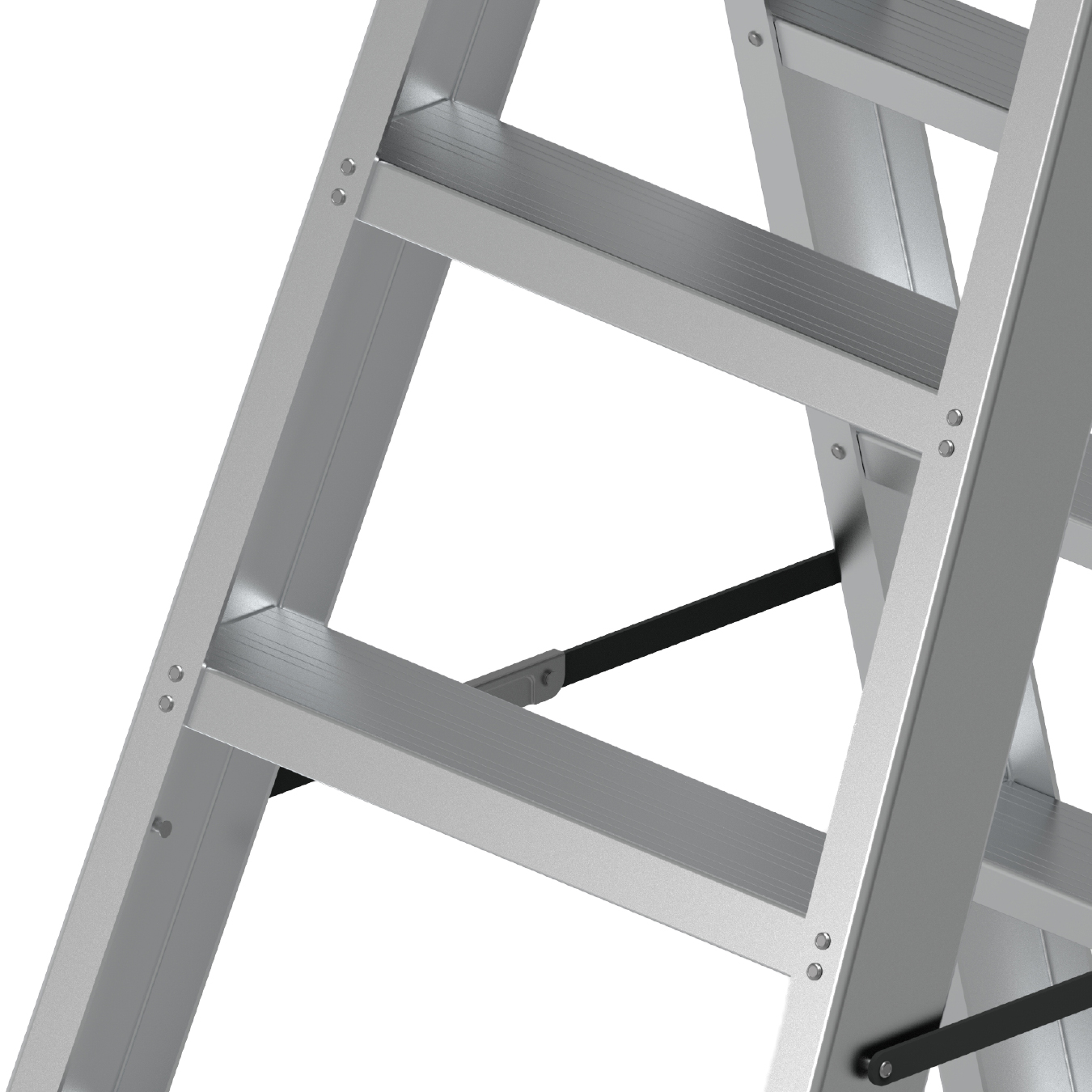 ALUMINUM DOUBLE SIDE LADDER gallery image 2